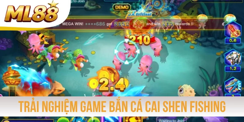 Trải nghiệm siêu phẩm game bắn cá Cai Shen Fishing